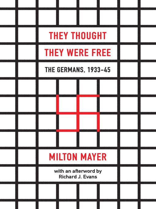 Title details for They Thought They Were Free by Milton Mayer - Wait list